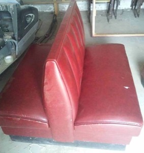 lot 2 image: Double Booth - comes apart in 4 sections