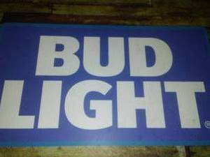 lot 26 image: BUD LIGHT 30 x 24 x 30,   commercial grade, heavy base
