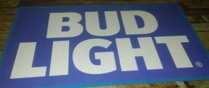 lot 35 image: BUD LIGHT 42 x 24 x 30, Table  commercial grade, heavy base