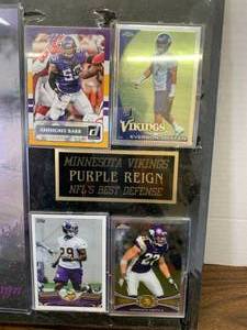 lot 4 image: Vikings Plaque - Purple Rain Sealed