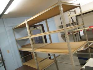 lot 111 image: 2 Metal Shelves...