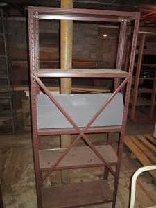 lot 133 image: Metal Shelving Unit...