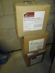 lot 136 image: 3 Containers of Partially Full Deve...
