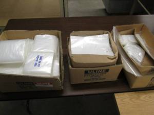 lot 140 image: Large Lot of Uline Reseal able Bags...