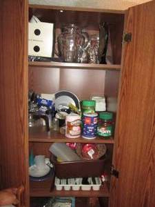 lot 188 image: Large Cabinet Full of Items See Ph...