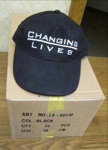 lot 206 image: Box of 24EA Adjustable Hats Chang...
