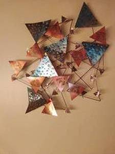 lot 25 image: 3D Metal Wall Art