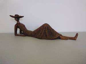 lot 45 image: Statue of Lounging Woman