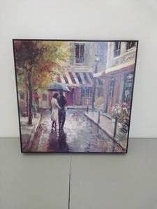 lot 48 image: Strolling Couple Artwork