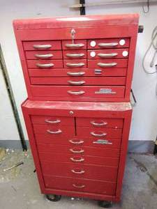lot 319 image: Dayton Tool Chest PACKED with Tools