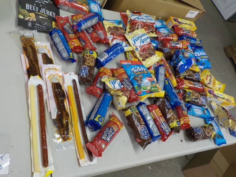 lot 313 image: Snack and Jerky Lot most out of da...
