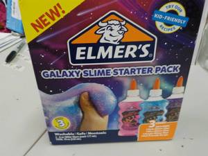 lot 59 image: Elmers Galaxy Slime Starter Pack...