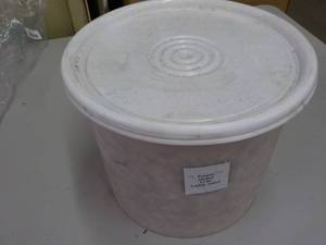 lot 99 image: 15 lb. Pail of Lighted Salted Peanu...