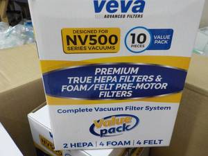 lot 143 image: 4 VEVA NU 500 Hepa Filters and Foam...