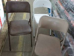 lot 150 image: 3 Metal Chairs...