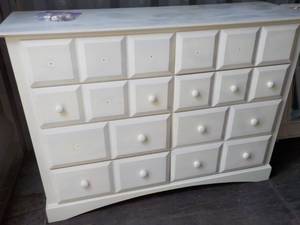 lot 151 image: Queen Size Headboard, footboard, Me...