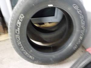 lot 156 image: 4 Goodyear Wrangler Tires...