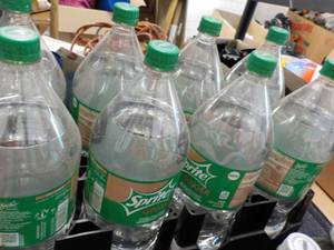 lot 170 image: 8 - 2 liters Bottles Spite Ginger...