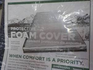 lot 198 image: Blue Protective Foam Cover 30 x 72 ...