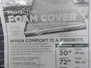 lot 200 image: Blue Protective Foam Cover 30 x 72 ...