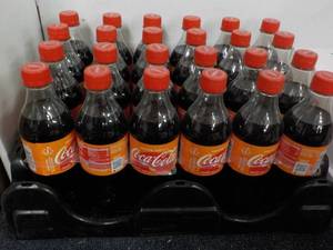 lot 272 image: Case of 24 - 16.9 oz Bottles Coca C...
