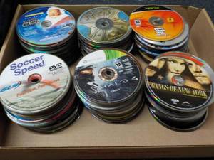 lot 281 image: 300 or so DVDs, Games, Audio Books ...