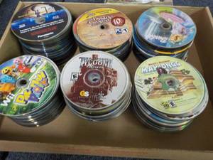 lot 283 image: 300 or so DVDs, Games, Audio Books ...