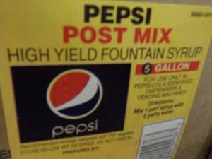 lot 348 image: Pepsi 5 Gallon Post Mix High Yield ...