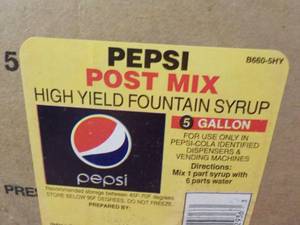 lot 349 image: Pepsi 5 Gallon Post Mix High Yield ...