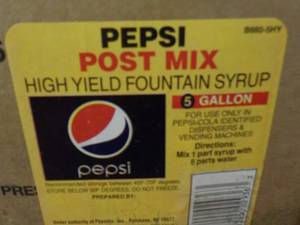 lot 350 image: Pepsi 5 Gallon Post Mix High Yield ...