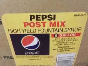 lot 351 image: Pepsi 5 Gallon Post Mix High Yield ...