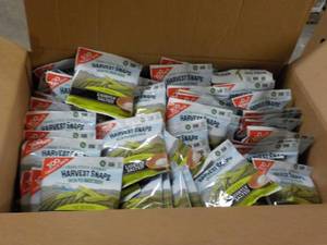 lot 377 image: Case of 180 .75 oz Harvest Snaps b...