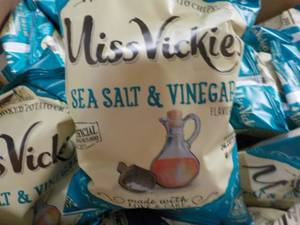 lot 384 image: Case of 64 1.37 oz Miss Vickies Sea...
