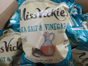 lot 385 image: Case of 64 1.37 oz Miss Vickies Sea...
