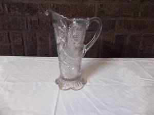 lot 40 image: PitcherVase Let Hartman Feather Your Nest (Chip In Base)