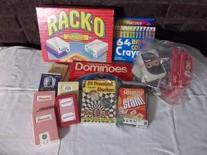 lot 62 image: Cards, Games, Crayons