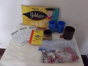 lot 104 image: Vintage Yahtzee Game