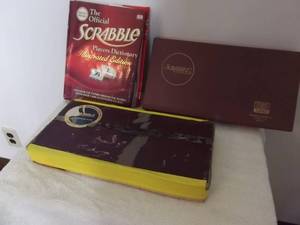 lot 106 image: 2-Scrabble Games & Dictionary