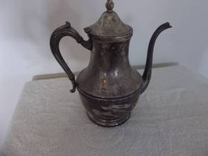 lot 109 image: Coffee Pot-Plated Copper