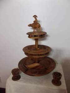 lot 129 image: 3-Tier Lazy Susan