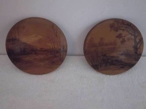 lot 135 image: Wood Art 6 Dia.