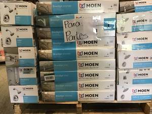lot 1 image: PALLET OF MOEN FAUCETS FOR PARTS SEE PICS