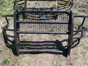lot 5 image: Ranch Hand Truck Grill Guard $600-$800 retail  (approx 34 high 84 wide)