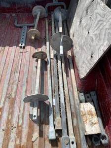 lot 26 image: Very Heavy Duty Guy Wire Anchor System