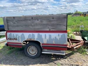 lot 27 image: Chevy 8 Foot Box Trailer w 2 Ball