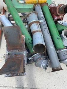 lot 28 image: Pallet of Grain Auger Parts & Fittings