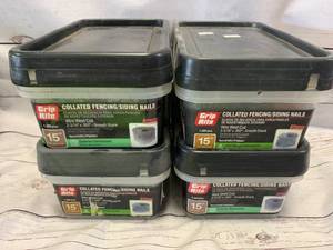 lot 41 image: Grip Rite Fencing  Siding Nails 2 316 x .092 (4 boxes 4800pc)