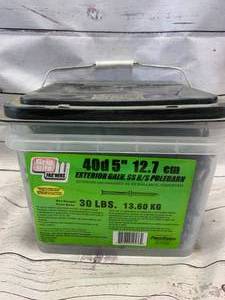 lot 43 image: 30 Pounds 40d Pole Barn Nails 5