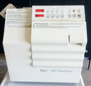 lot 35 image: WOW SOLD RECENTLY EBAY USED $2500&nbspRitter M9 UltraClave Automatic Sterilizer Autoclave Instrument Sterilizer STERILIZING SELF CONTAINED CHAMBER UNIT&nbspWith Tray For Dental Medical Veterinary Salons Spas Tattoo Parlors GREAT WORKING CONDITION