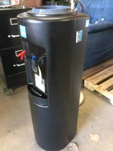 lot 39 image: MSRP $300Clover B7A Hot and Cold Bottled Water Cooler Dispenser Black - Excellent Working Condition
